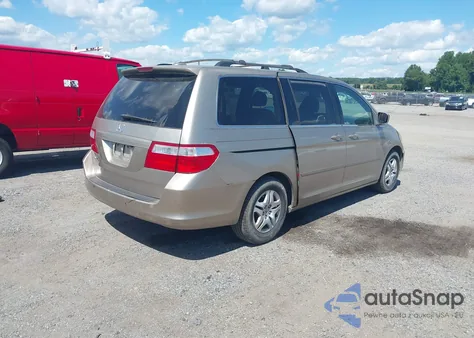 2007 Honda Odyssey Ex-L from USA, damaged, VIN 5FNRL38747B094252